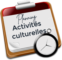 Planning des activités culturelles